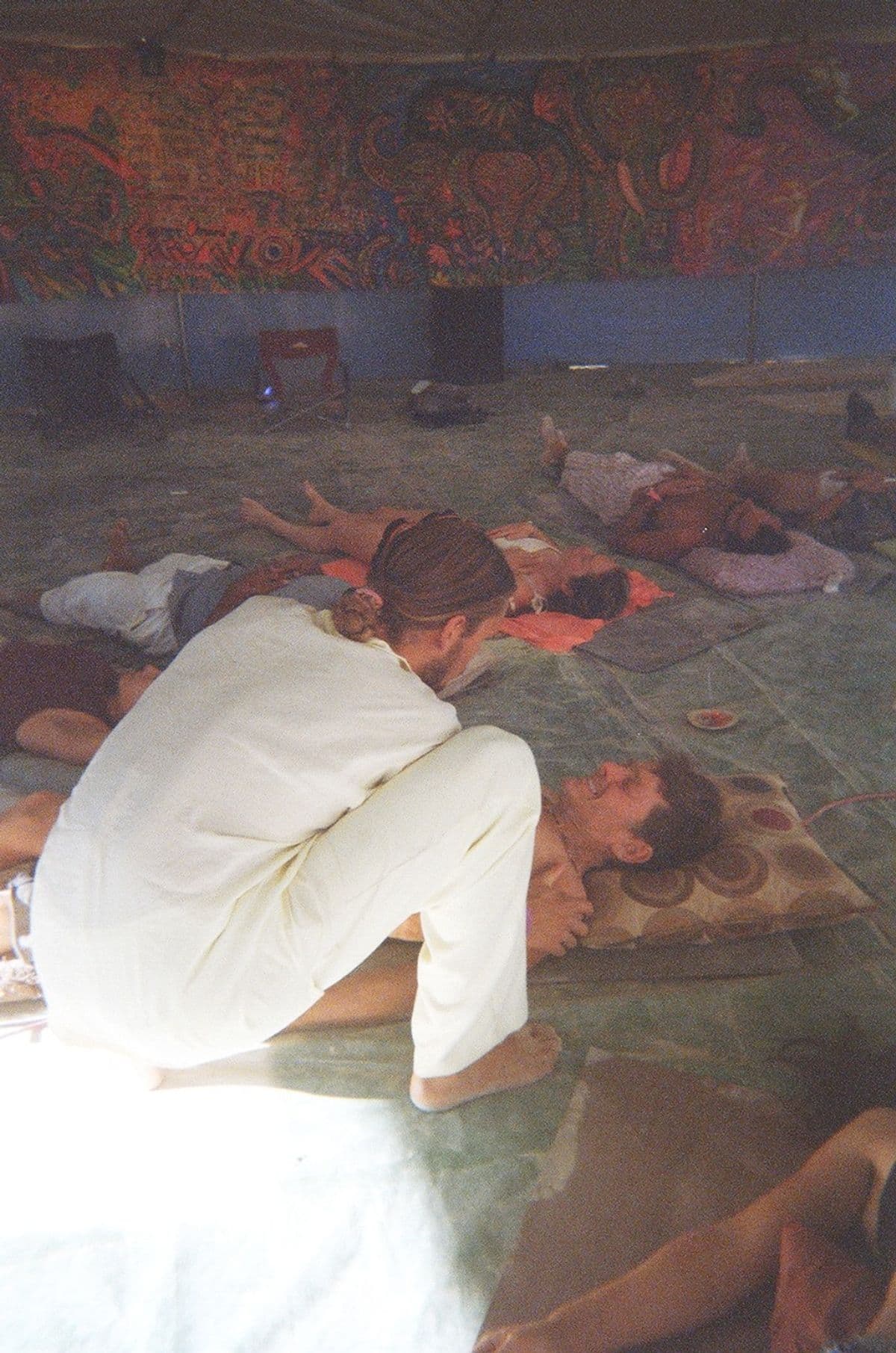 Intimate breathwork at Burning Man